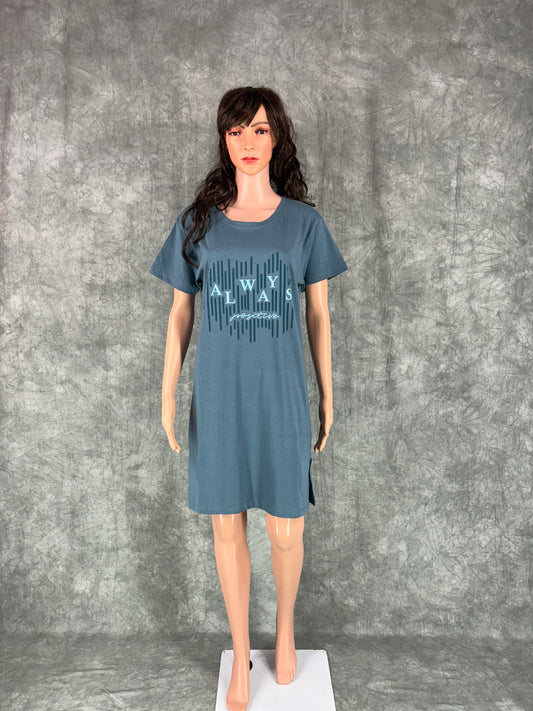 Long Tee - Yale Blue