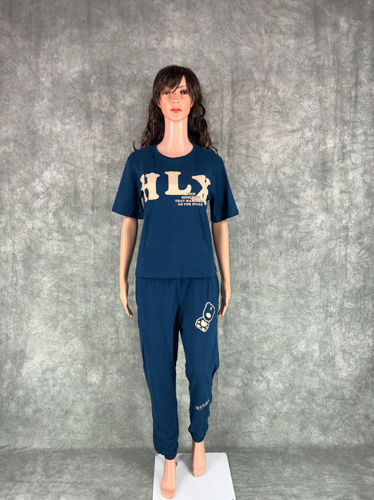 Jogger Set for Women - Blue
