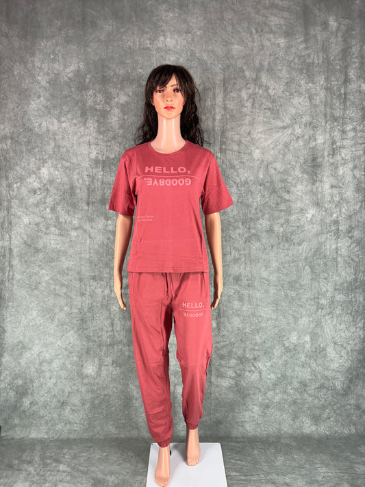 Jogger Set for Women - Orange