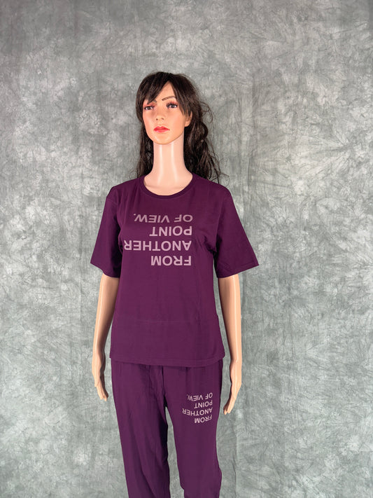 Jogger Set for Women - Purple