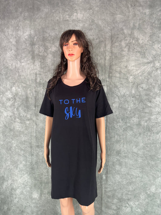 Soft Cotton Long Tee - Black