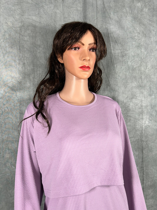 Maternity A-Line Dress - Lilac