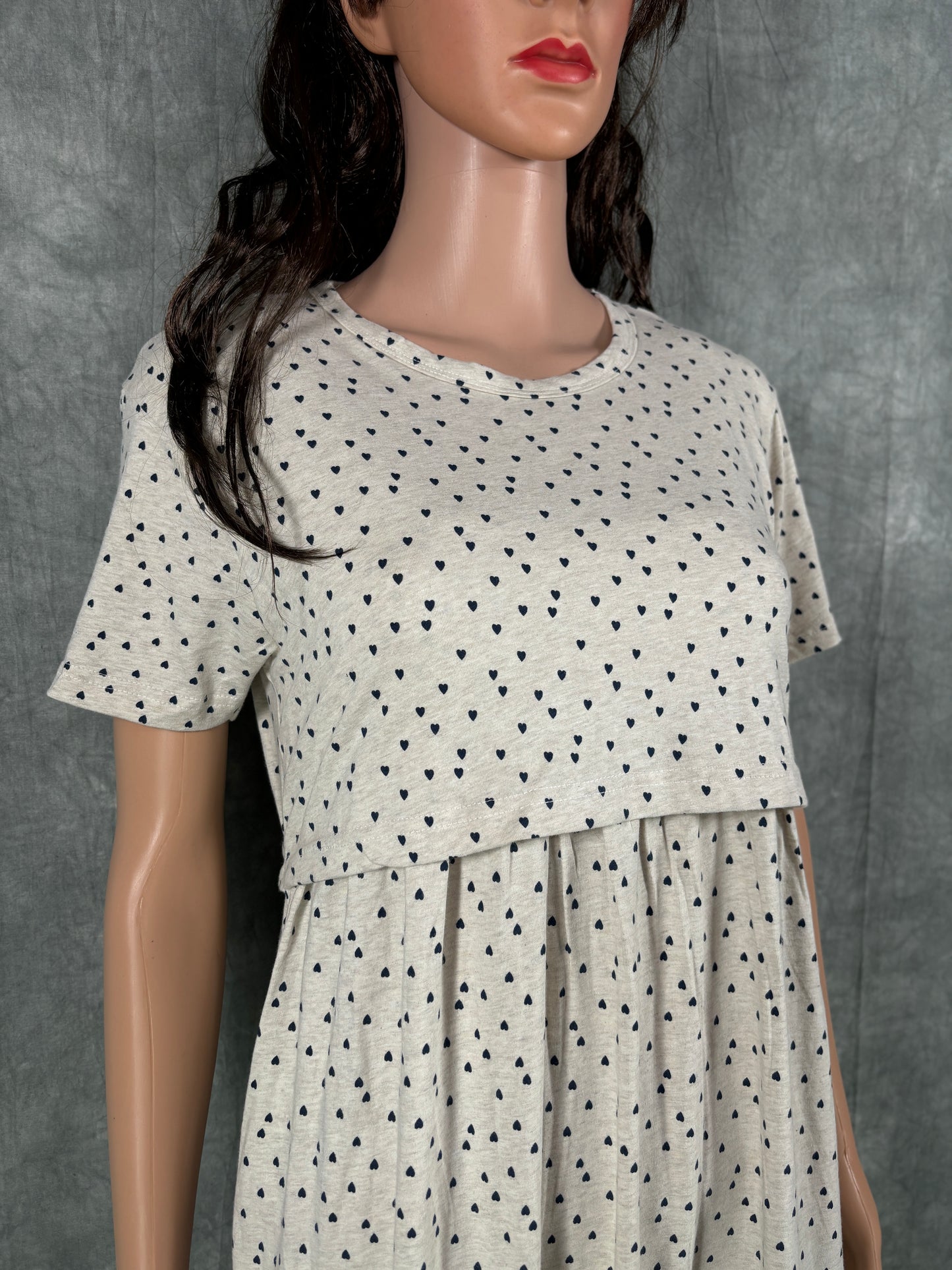 Soft Cotton Maternity Loungewear - Off White