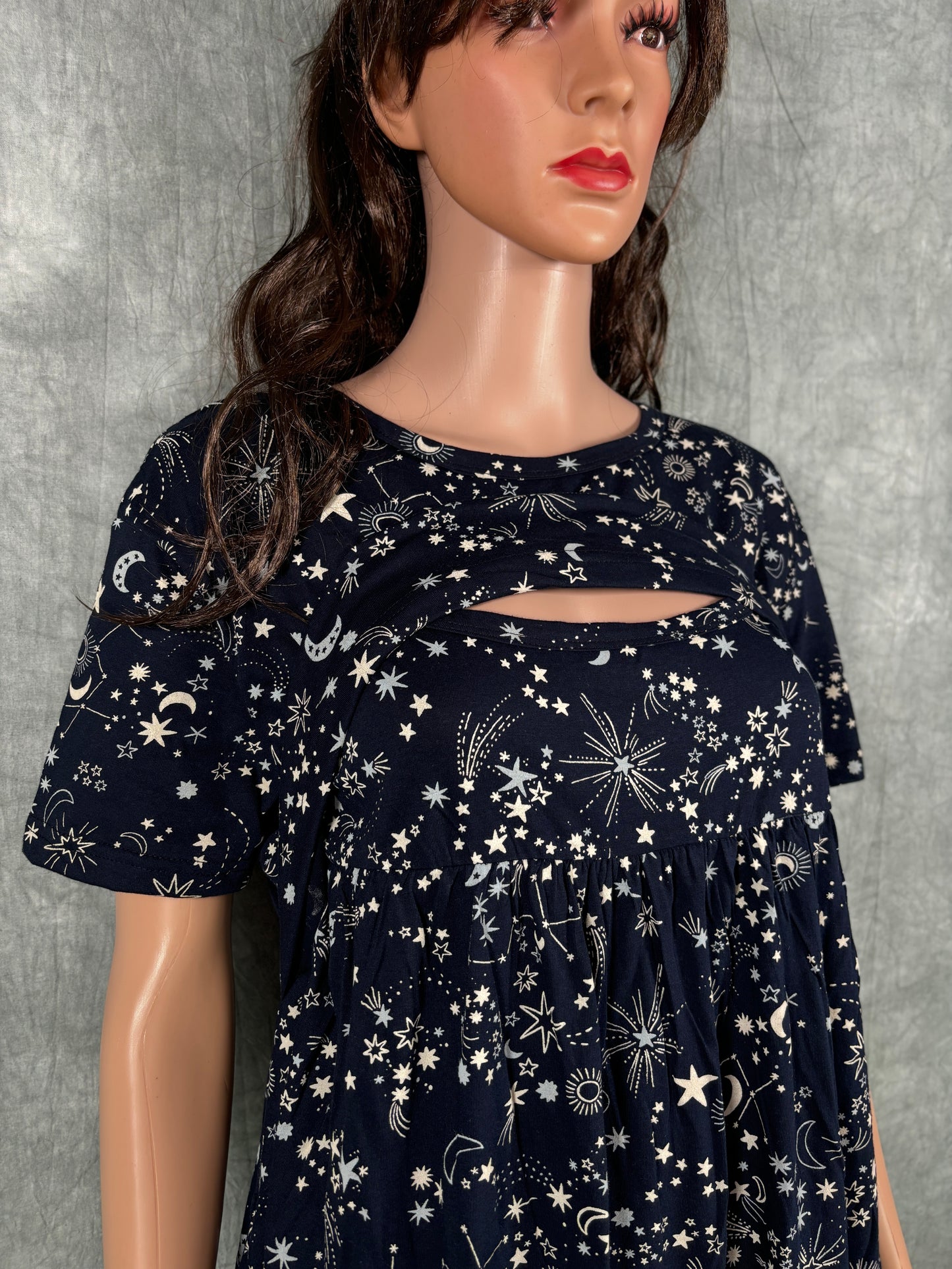 Soft Cotton Maternity Loungewear - Black