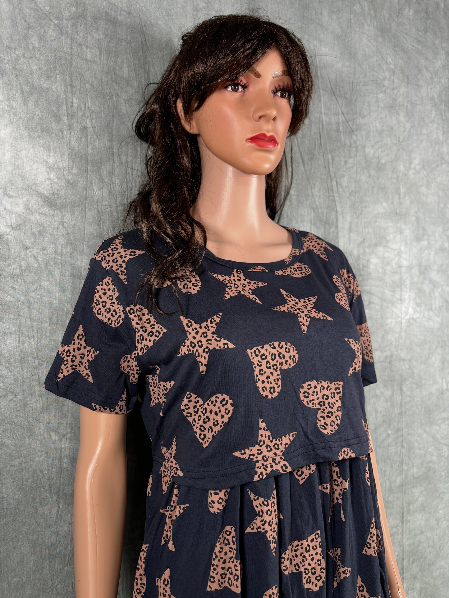 Soft Cotton Maternity Loungewear - Blue