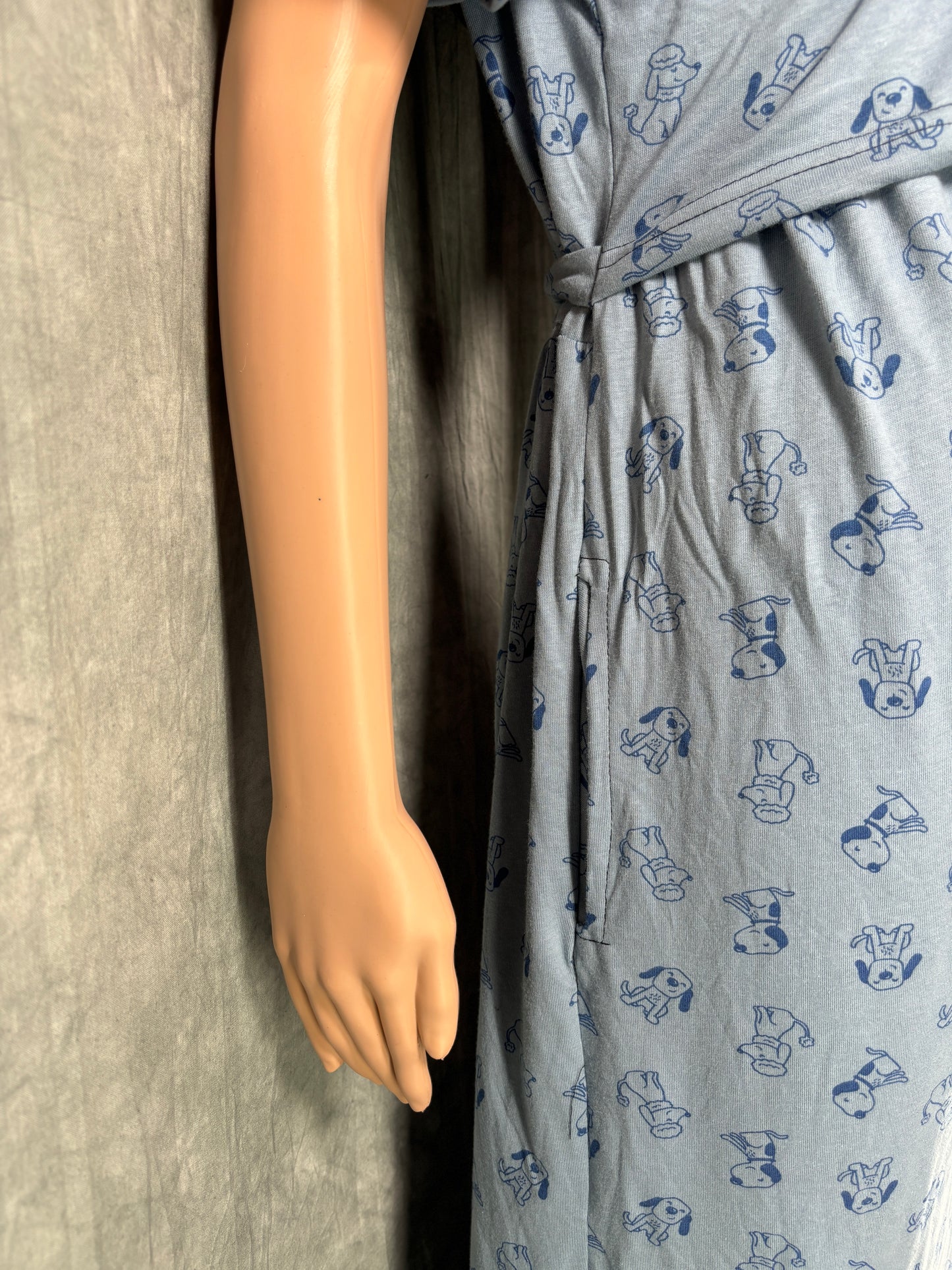 Soft Cotton Maternity Loungewear - Blue