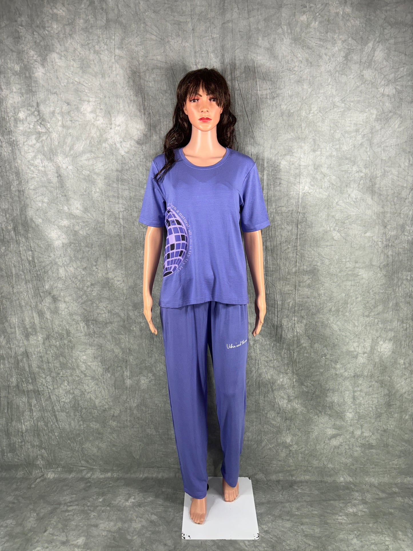 Soft Cotton Co-ord Set for Women - Blue