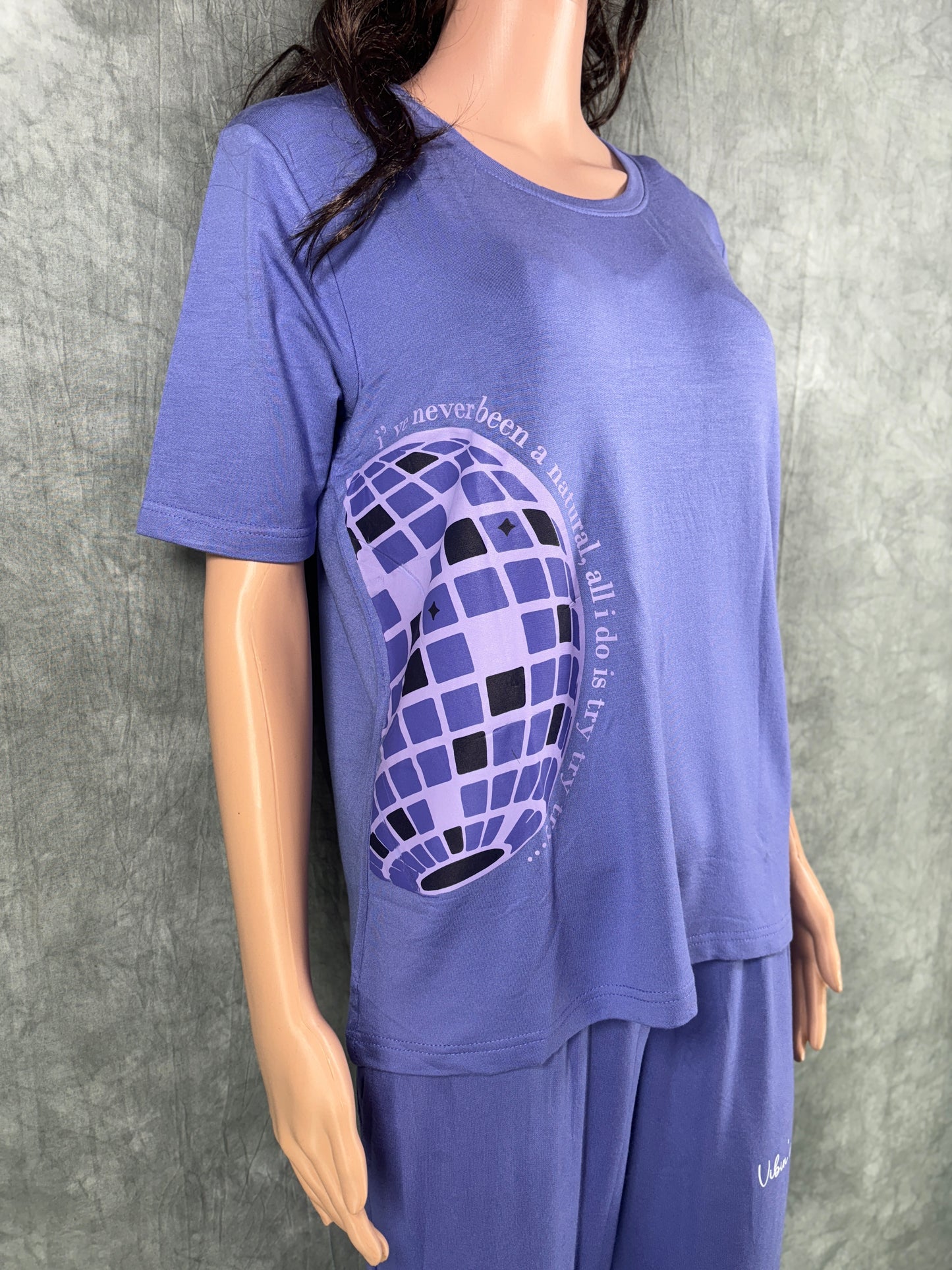 Soft Cotton Co-ord Set for Women - Blue