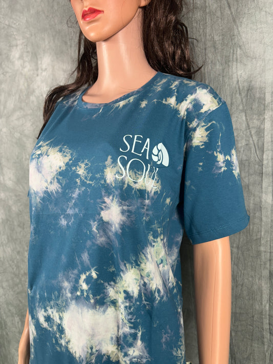 Tie & Dye Co-ord Set for Women - Blue