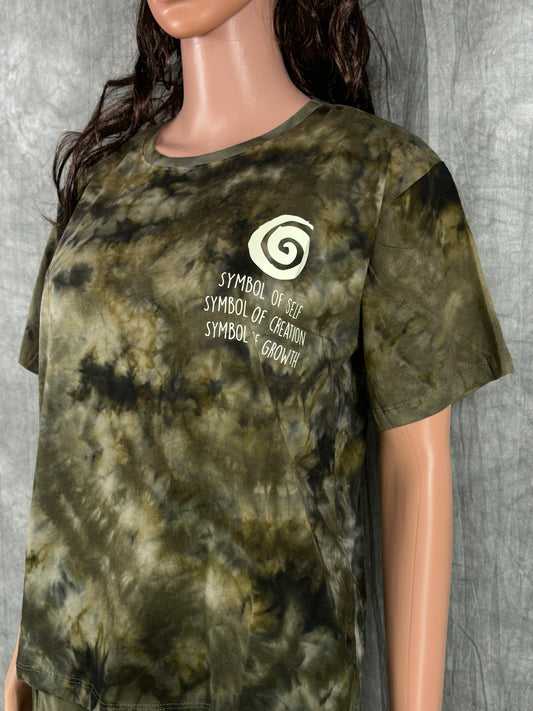 Tie & Dye Co-ord Set for Women - Green