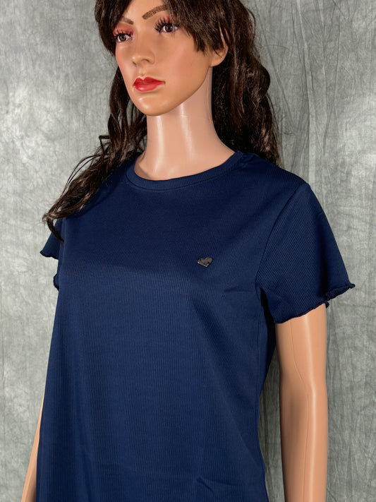 Cotton Blend Co-ord Set for Women - Midnight Blue