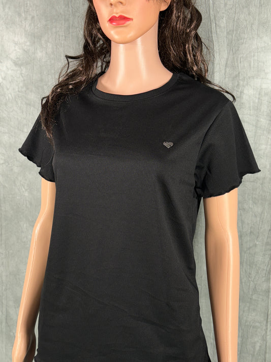 Cotton Blend Co-ord Set for Women - Black