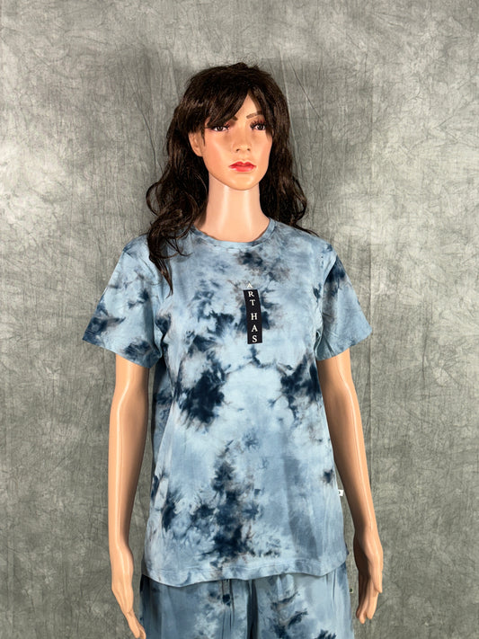 Dhriya Tie & Dye Shorts Set for Women - Blue