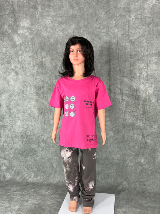 Girls Pyjama Set - Pink