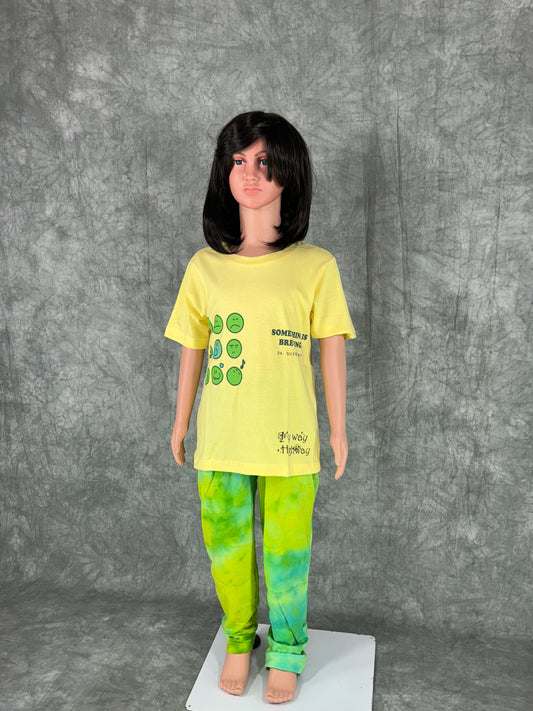 Girls Pyjama Set - Yellow