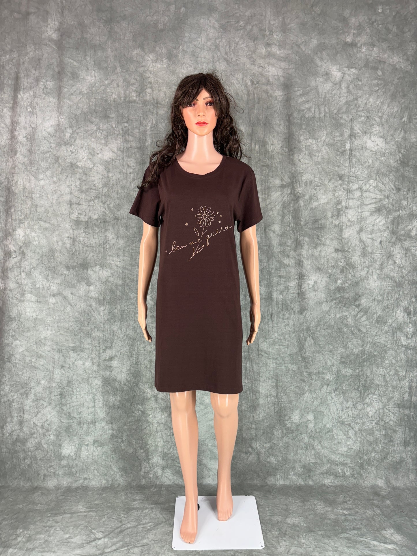 Long Tee - Brown