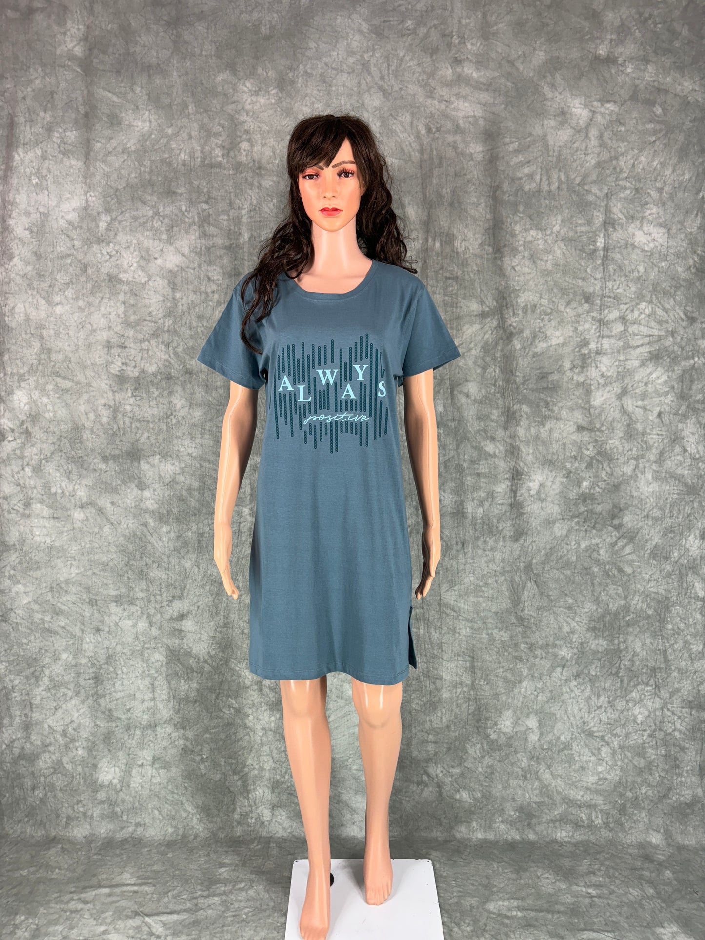 Long Tee - Yale Blue