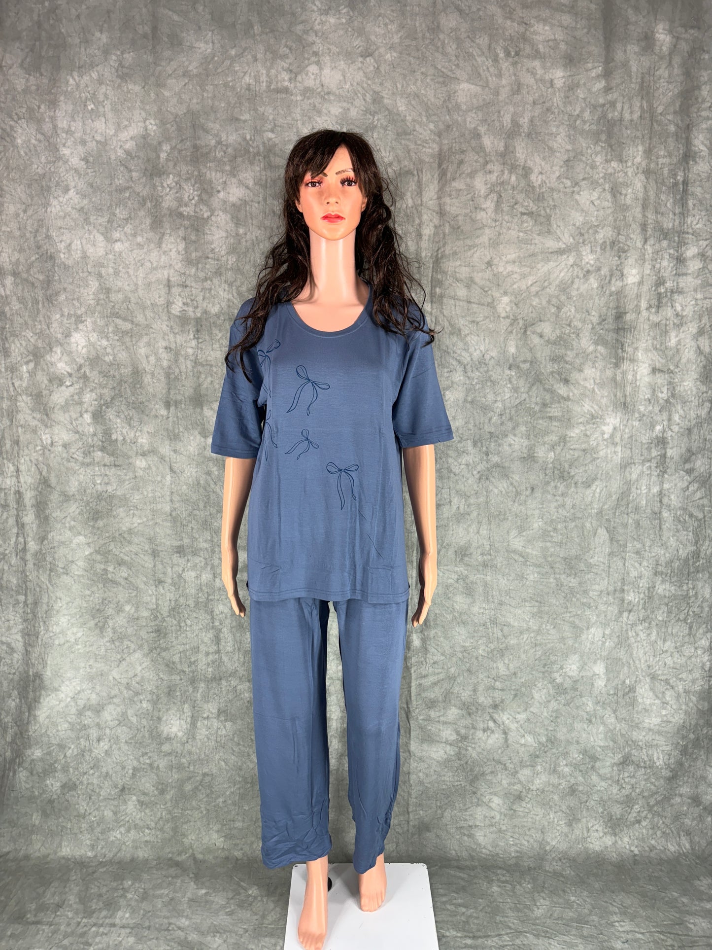 Soft Cotton Co-ord Set for Women - Blue