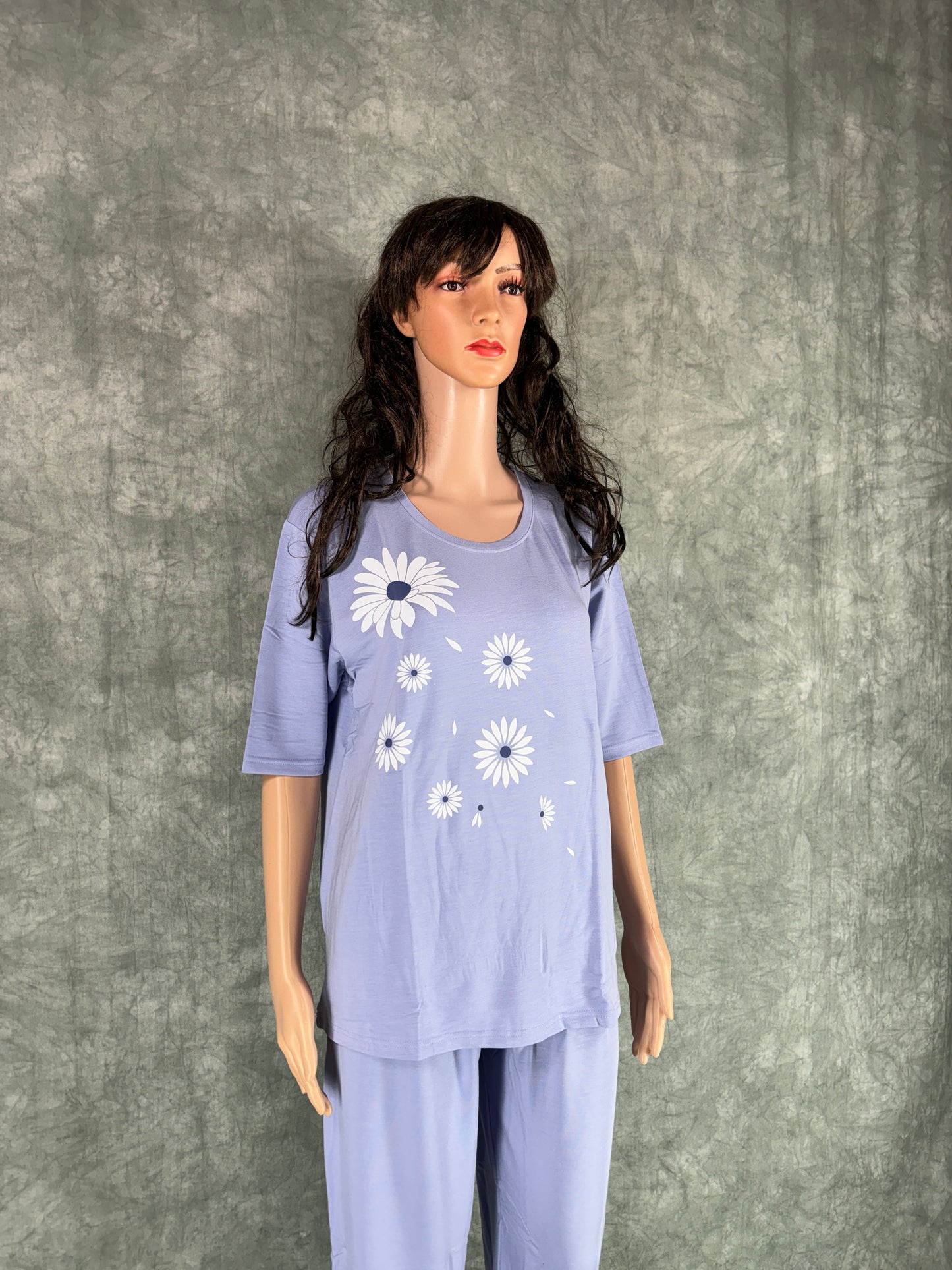 Soft Cotton Co-ord Set for Women - Lavender