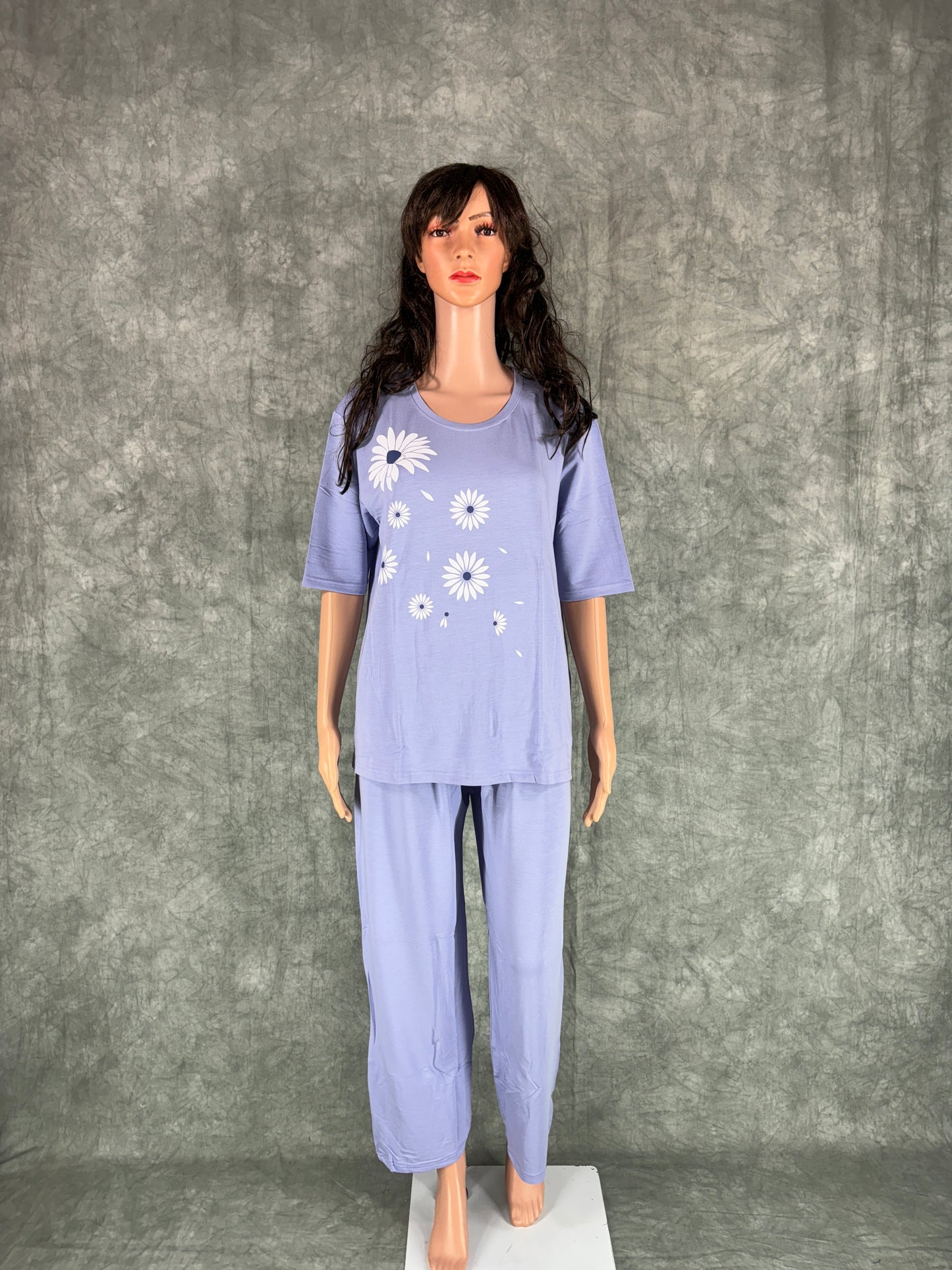 Soft Cotton Co-ord Set for Women - Lavender