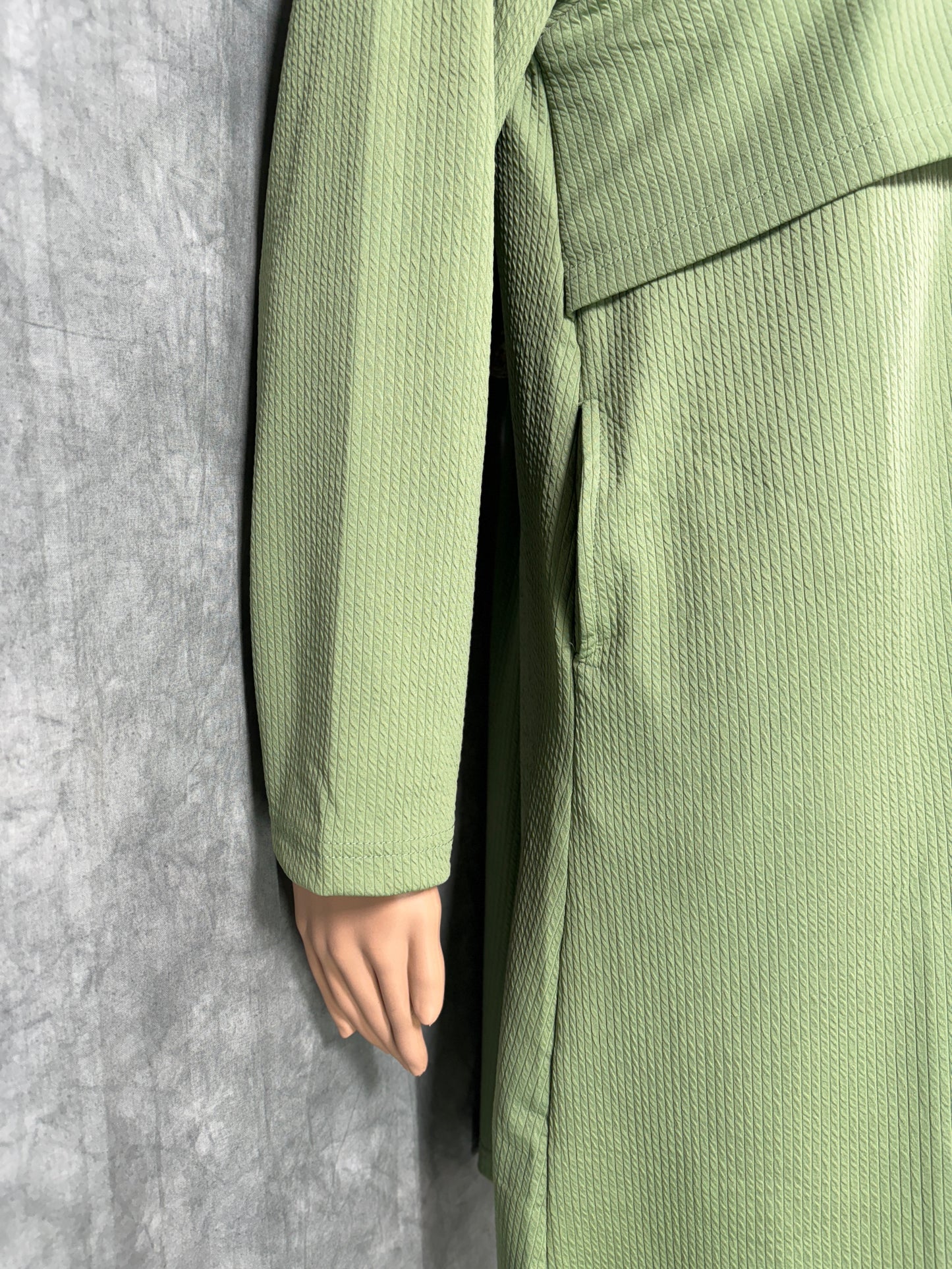Maternity A-Line Dress - Green
