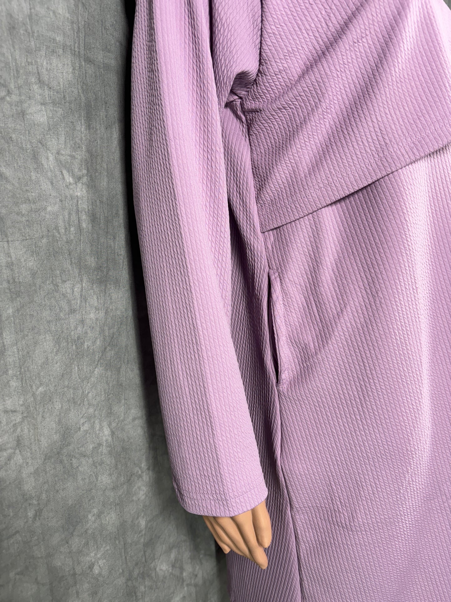 Maternity A-Line Dress - Lilac