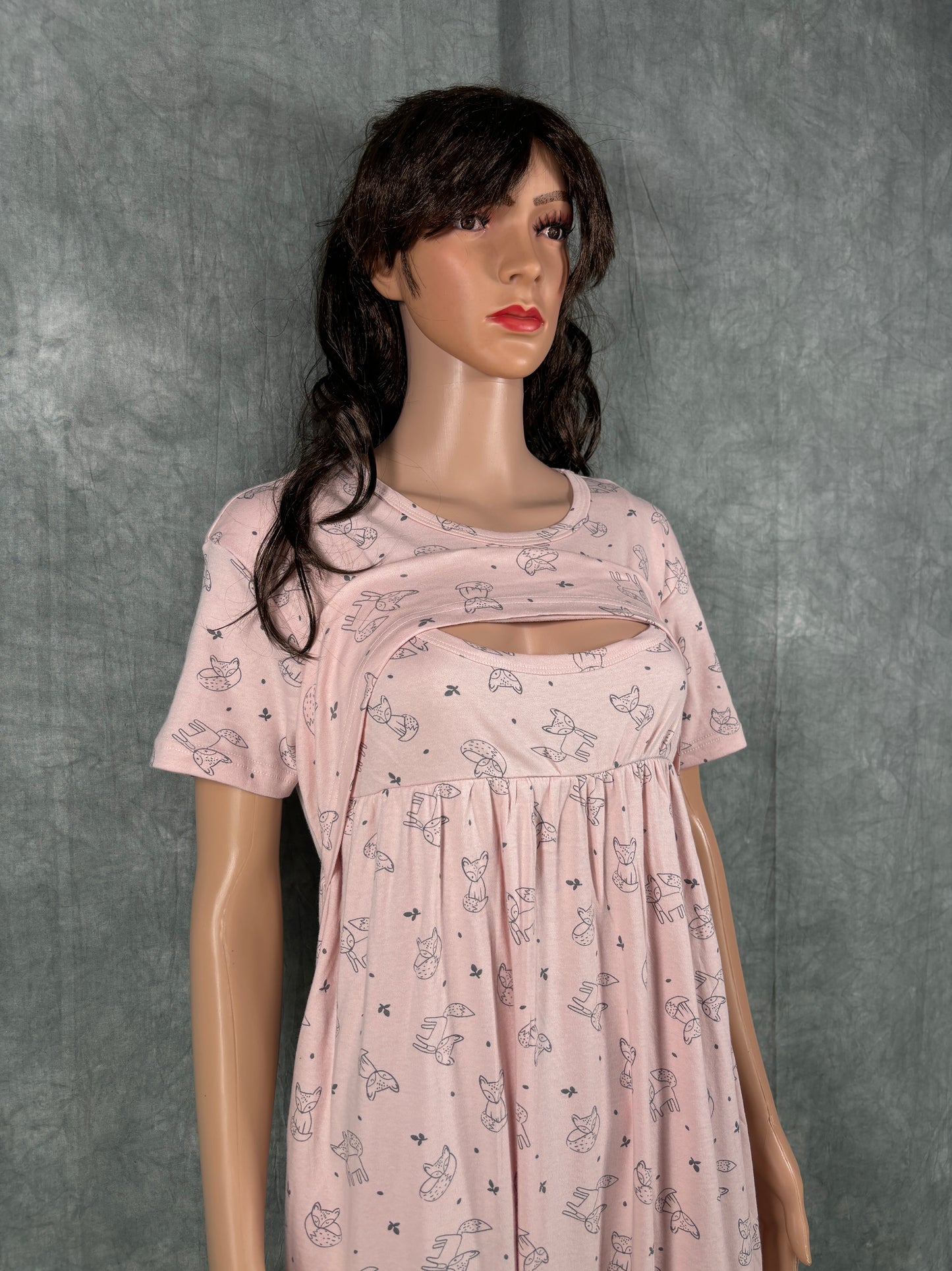 Soft Cotton Maternity Loungewear - Pink