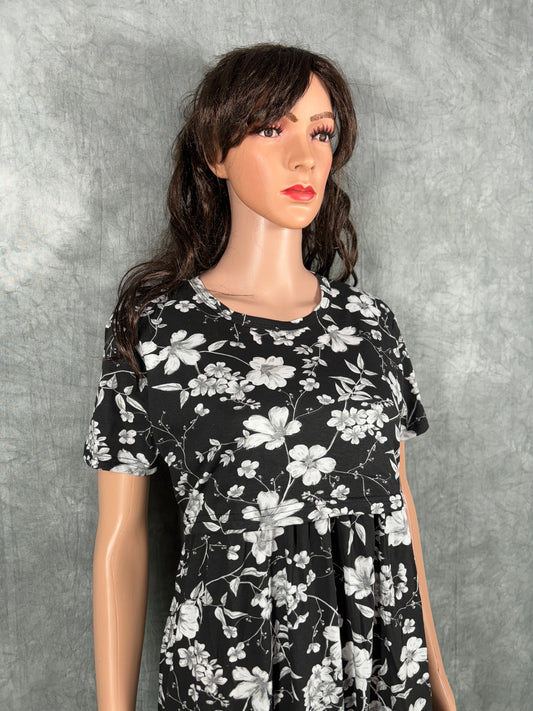 Soft Cotton Maternity Loungewear - Black