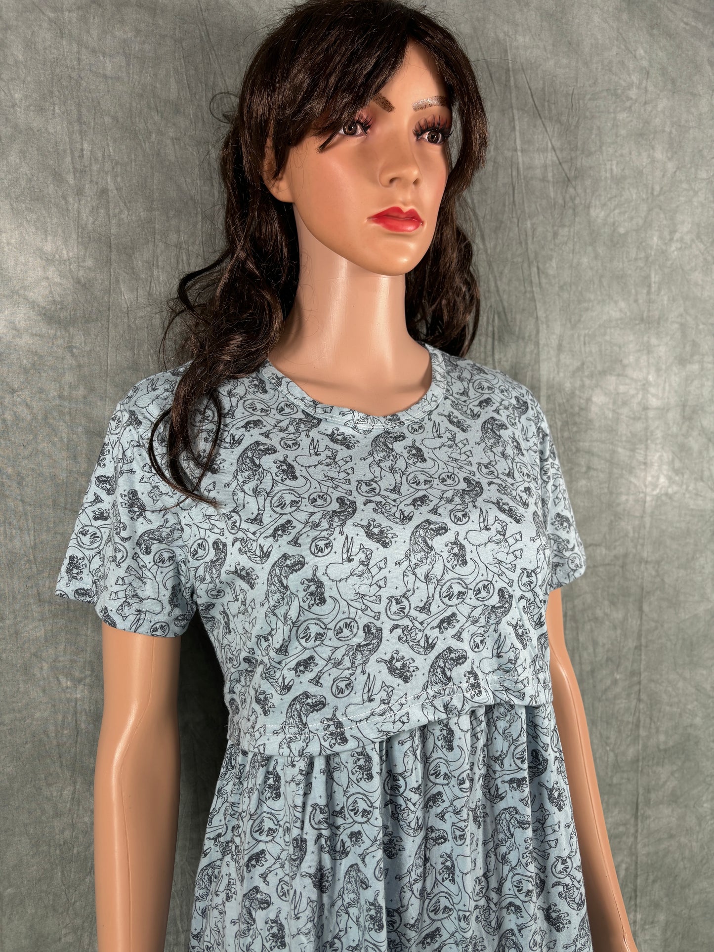 Soft Cotton Maternity Loungewear - Blue