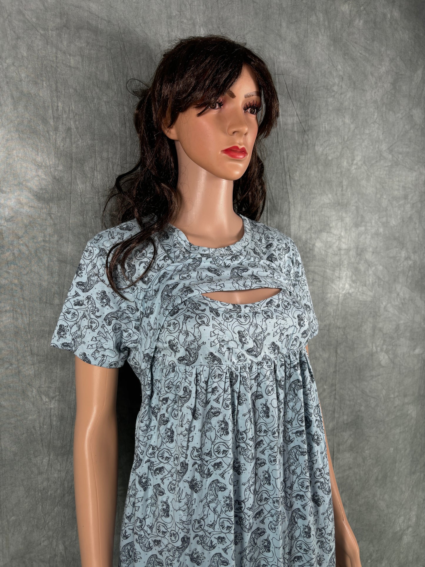 Soft Cotton Maternity Loungewear - Blue