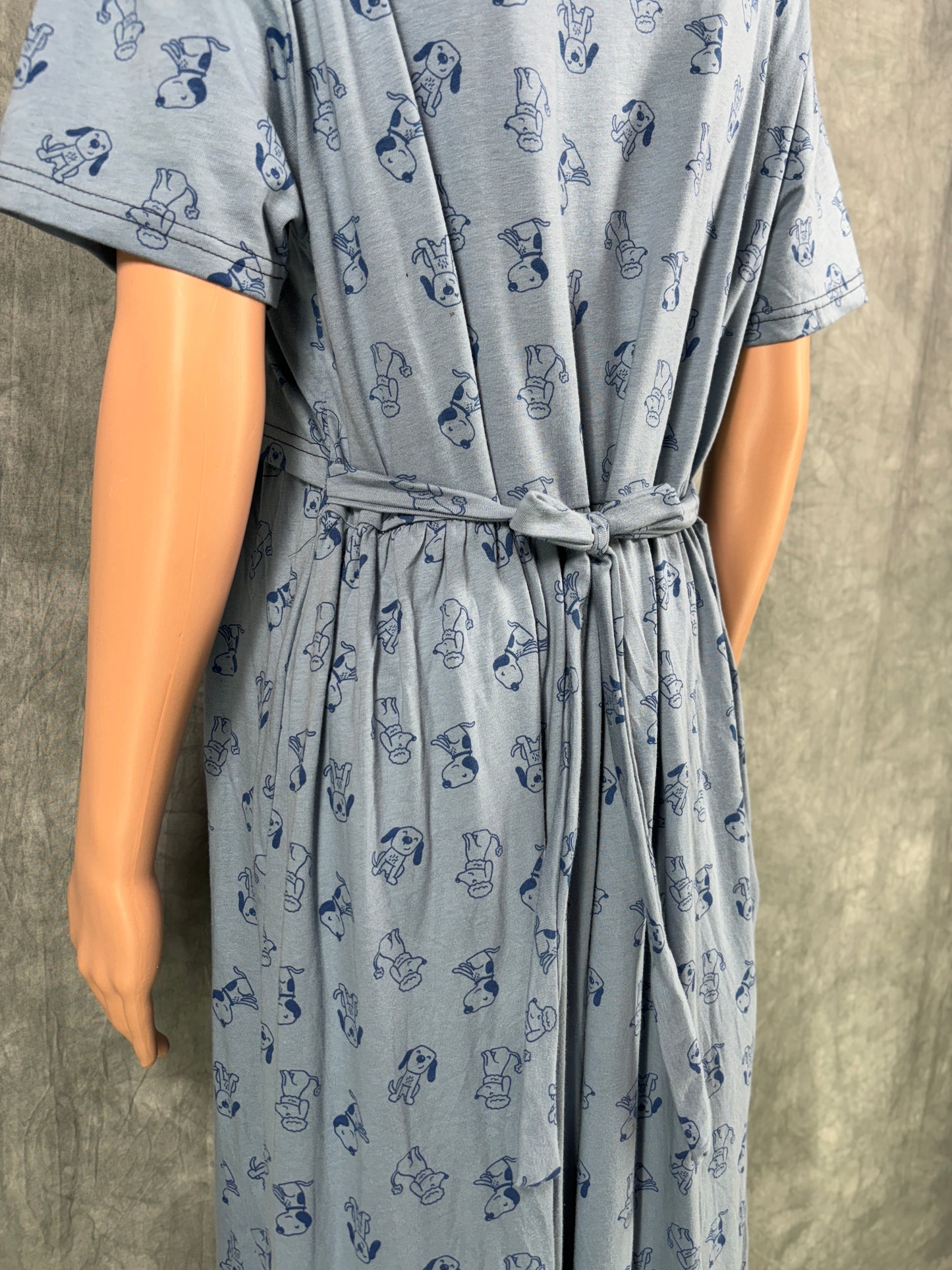 Soft Cotton Maternity Loungewear - Blue