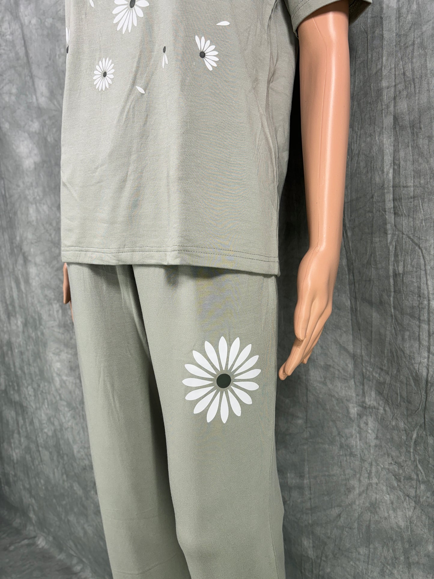 Soft Cotton Co-ord Set for Women - Pastel Green