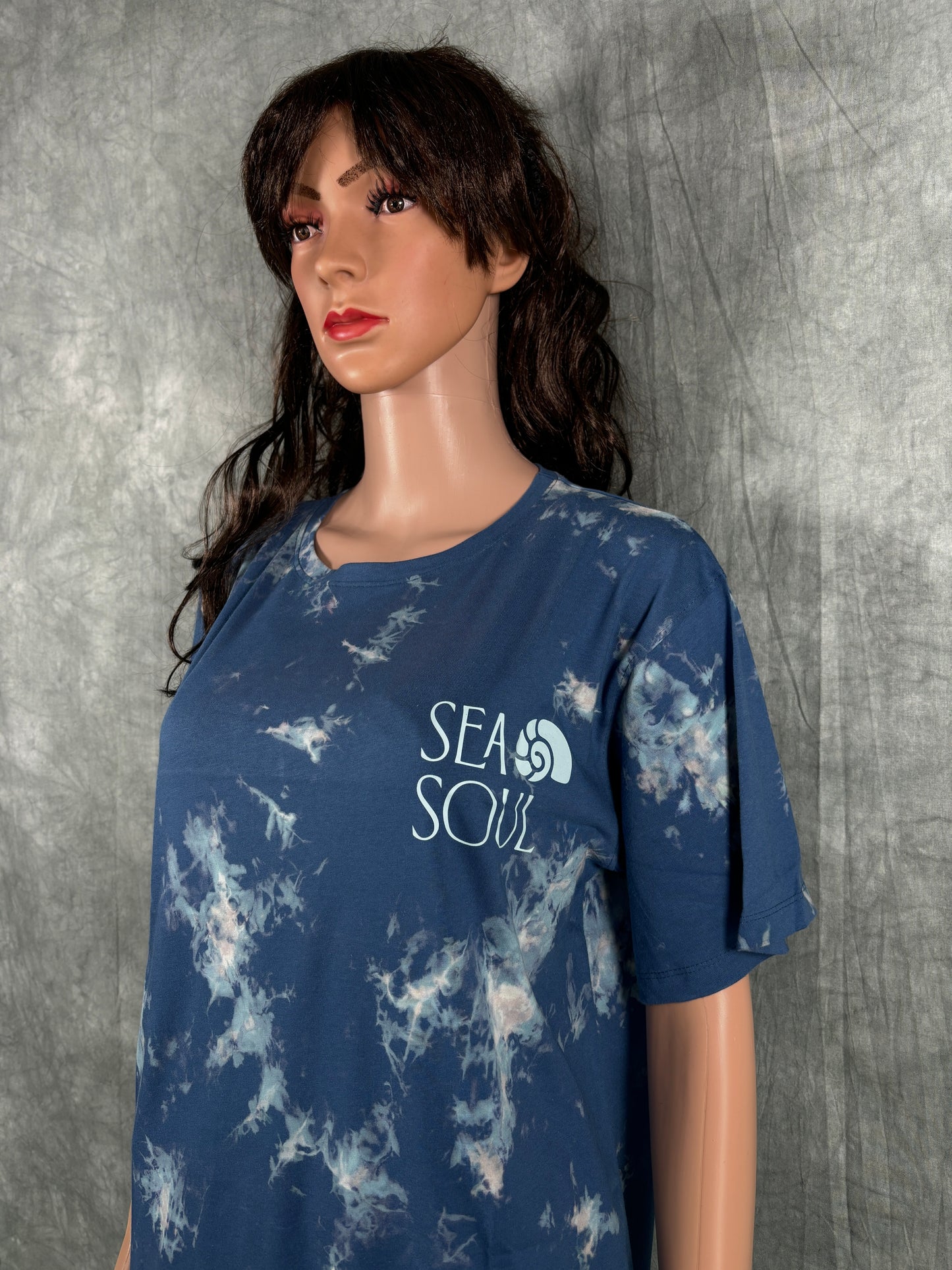 Tie & Dye Co-ord Set for Women - Blue