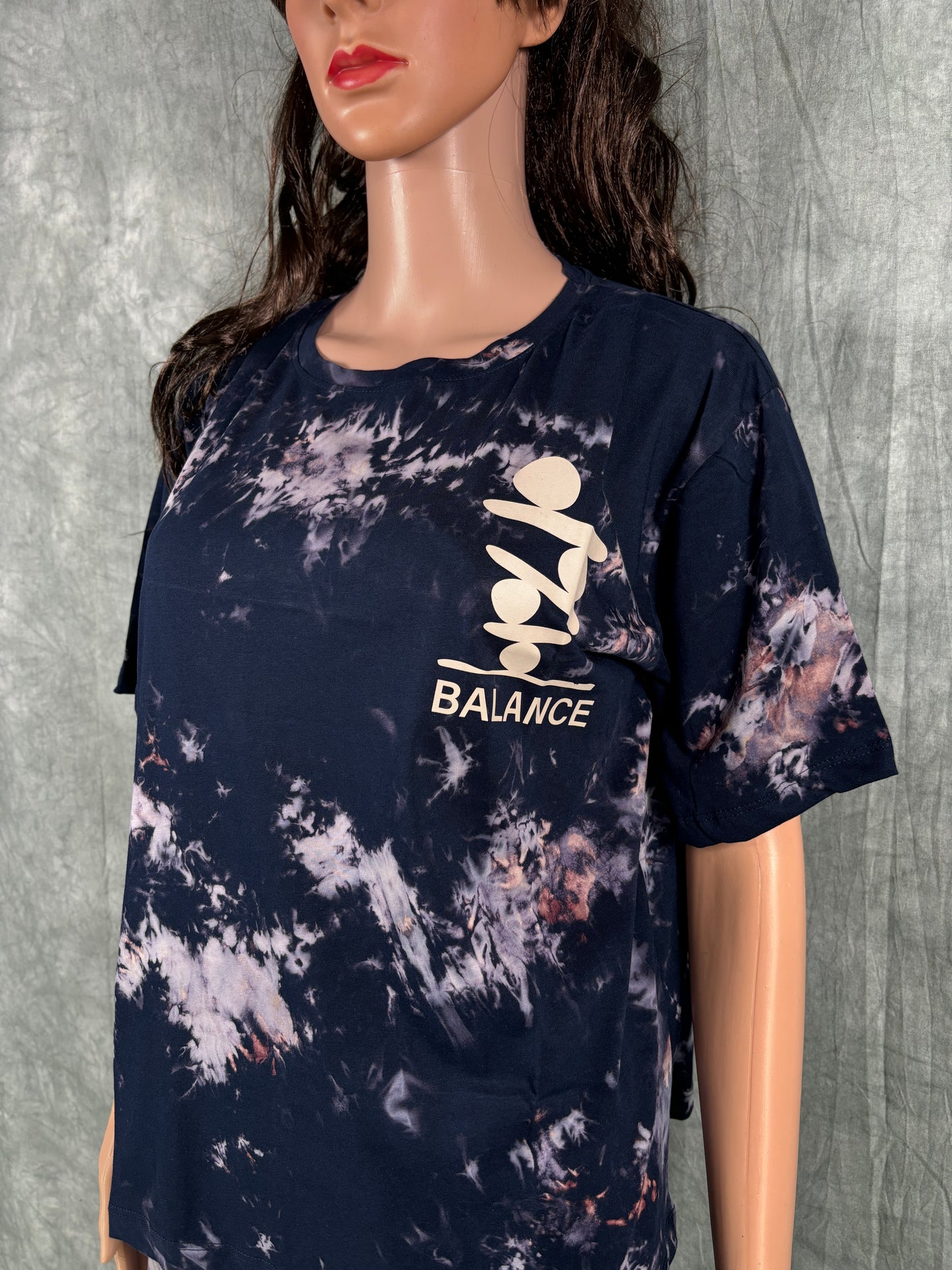Tie & Dye Co-ord Set for Women - Blue